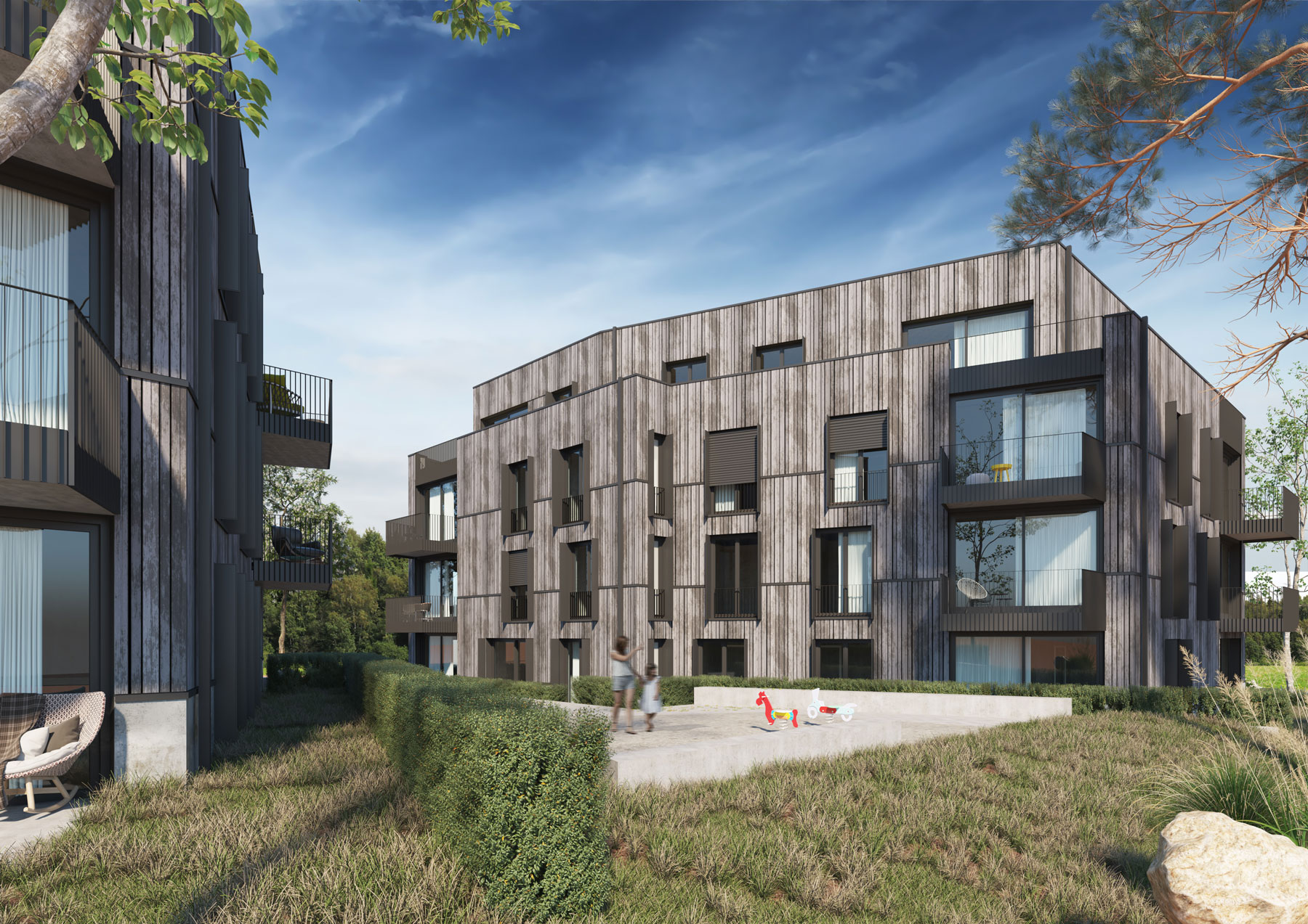 3dkad-3D-Visualisierung-Holzbau-Wohnungsbau-Calw-Mehrfamilienhaus